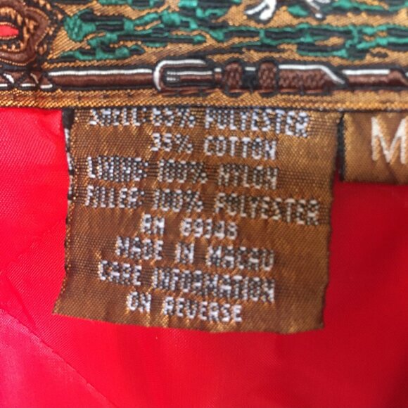 Vintage East West Puffer Coat Womens Medium Purple Yellow Adorondak Ski Jacket - Picture 7 of 16